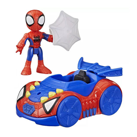 Marvel spidey med spidey webcrawler legetøjsbil