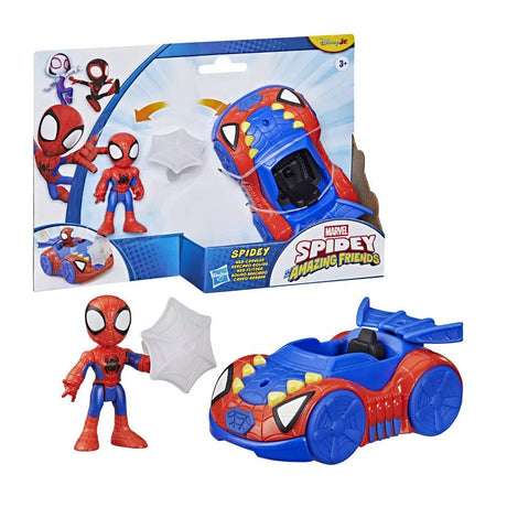 Marvel spidey med spidey webcrawler legetøjsbil
