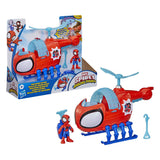 Hasbro spidey med spidey copter legetøjshelikopter