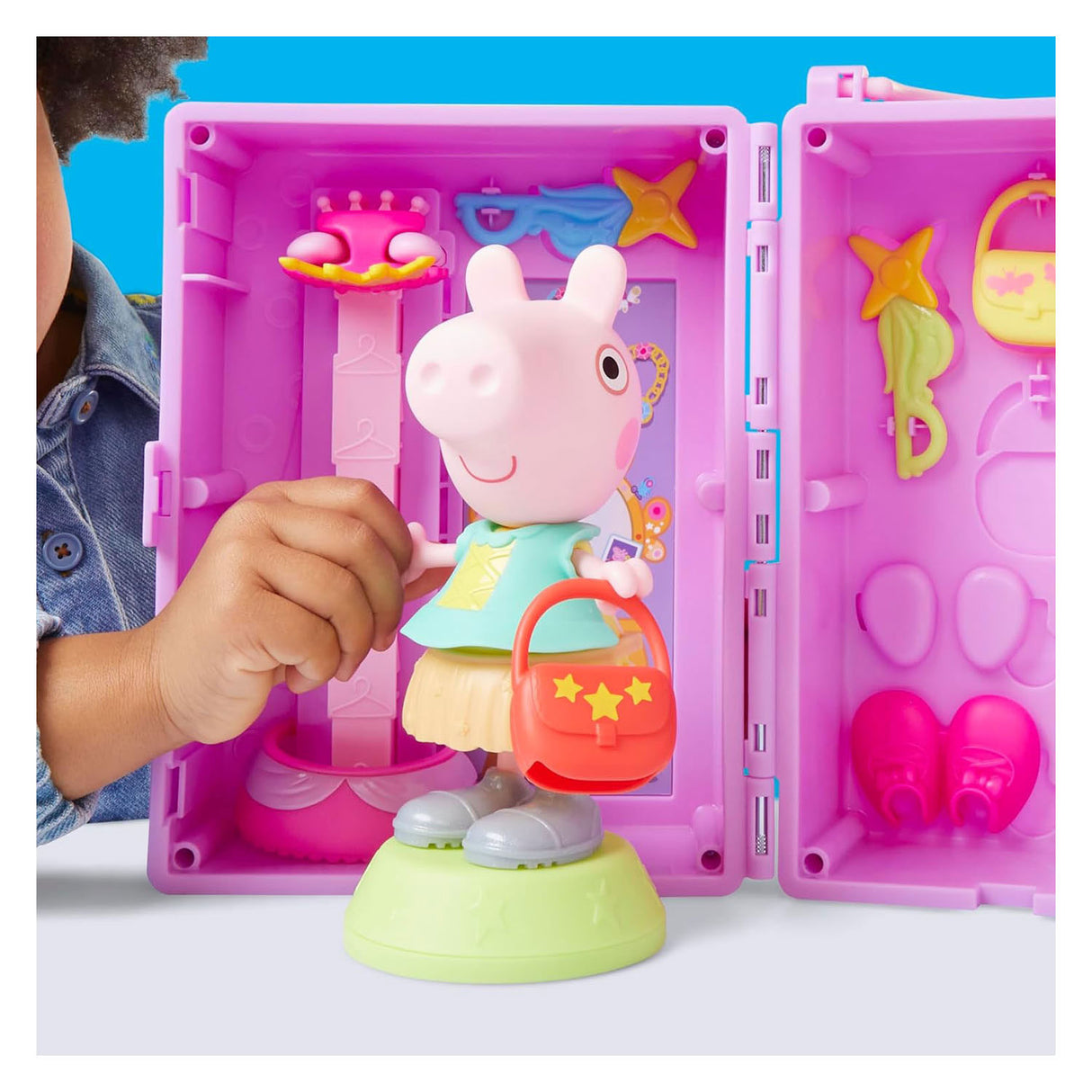Hasbro peppa grise garderobe legesæt