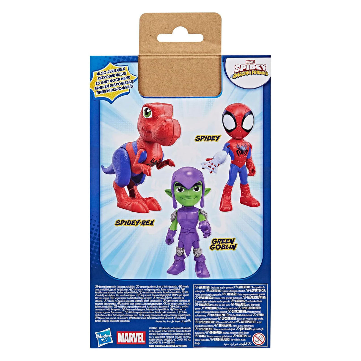 Marvel Spidey og hans fantastiske venner Spidey-Rex - actionfigur