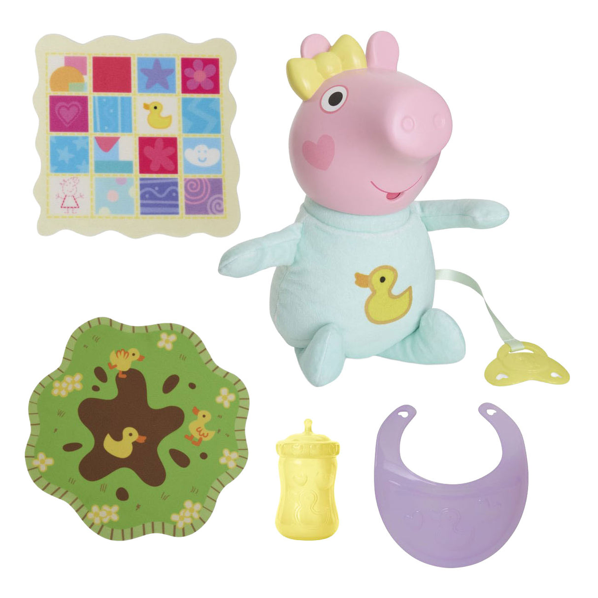 Hasbro Peppa Pig krammetøj Evie med tilbehør