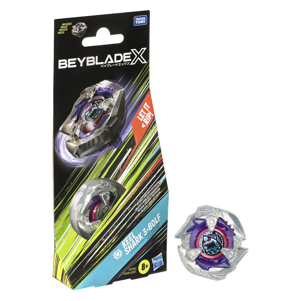 Hasbro beyblade x booster single top play top