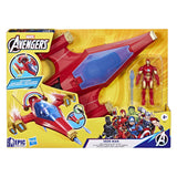 Marvel Avengers Iron Man-skib med 1 figur - 10 cm - 4 år