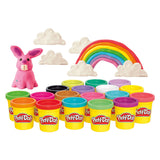 Play-doh bare forestil dig - 18 krukker á 84 gram - forskellige farver