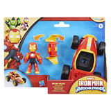 Hasbro marvel iron man og hans fantastiske venner iron man racer legetøjsfigur