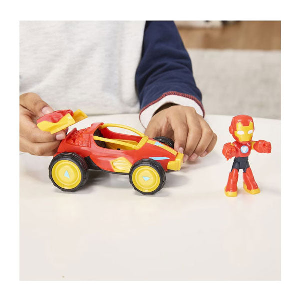 Hasbro marvel iron man og hans fantastiske venner iron man racer legetøjsfigur