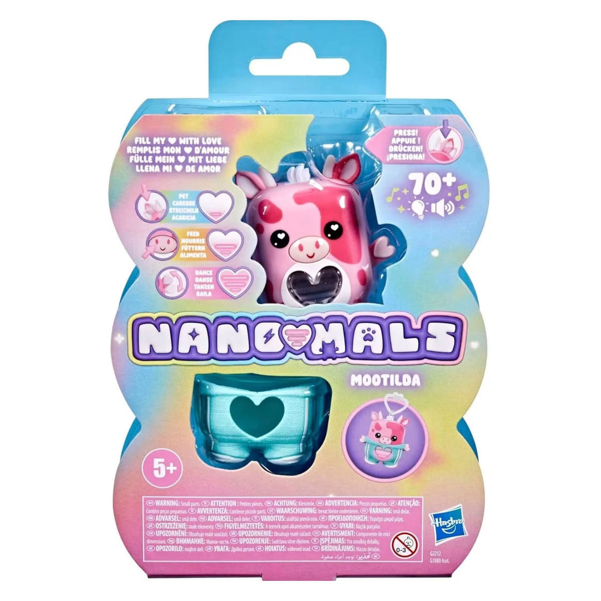 Hasbro nanomals mootilda den lyserøde ko