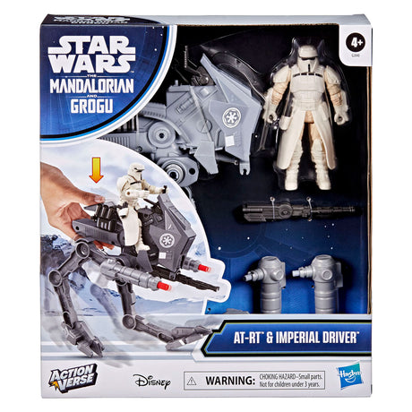 Star Wars Actionverse AT-RT og Imperial Remnant AT-RT Driver - actionfigur 11 cm