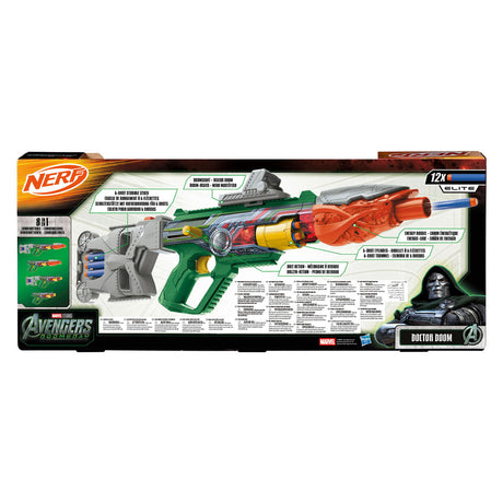 Nerf doctor doom-dartblaster - 12 darts