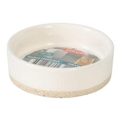 Zolux olaria madskål keramisk beige