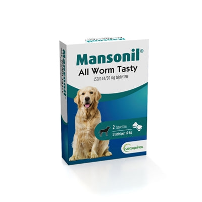 Mansonil hund alle orm velsmagende tabletter