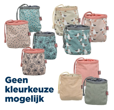 Trixie belønningstaske, snackpose, fløjl, assorteret