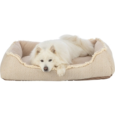 Trixie hundeseng boho rektangulær beige