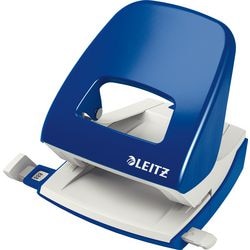 Leitz perforator 5008 metaal 25 vel blauw