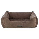 Trixie vital hundeseng lennox kantet brun