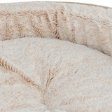 Trixie vital hundeseng lino blød oval beige creme