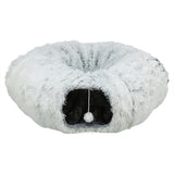 Trixie harvey plys play tunnel donut hvid grå