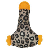 Trixie duck plys leopardprint med katteurt assorteret