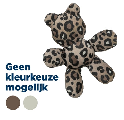 Trixie bear plys leopardprint med katteurt assorteret