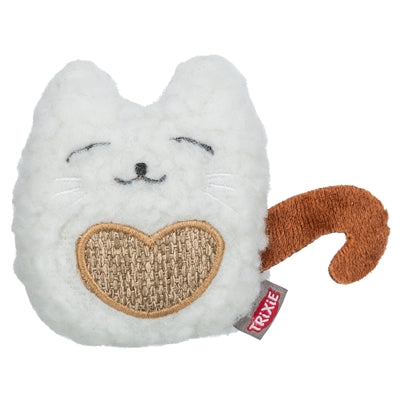 Trixie kat stof plys med katteurt katteurt hvid beige