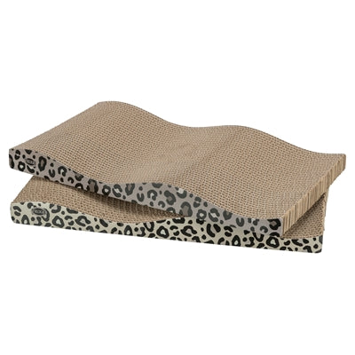 Trixie kradsebræt leo pap leopardprint med katteurt katteurt