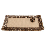 Trixie kradsemåtte leo leopardprint brun