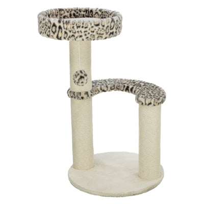 Trixie kradsestolpe leopardprint rund creme