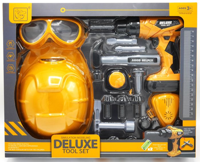 Jonotoys deluxe værktøjssæt værktøjssæt 17 dele