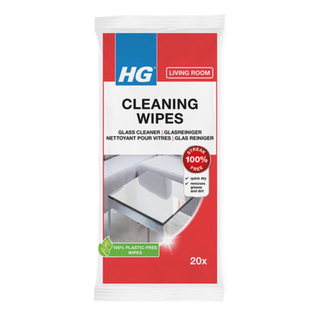 Hg glasrenseservietter pakke med 20 stk