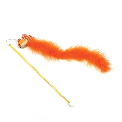Glad kæledyr tabby patch kat fiskestang guldfisk orange
