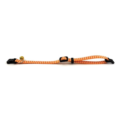 Glat kæledyr tabby patch krave kat diamant orange