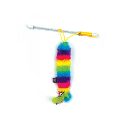 Happy pet tabby patch kattestang regnbue assorteret