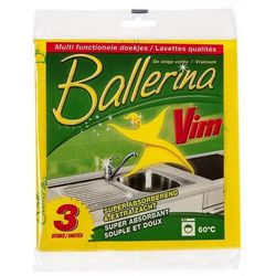 Rengøringsservietter vim ballerina gul