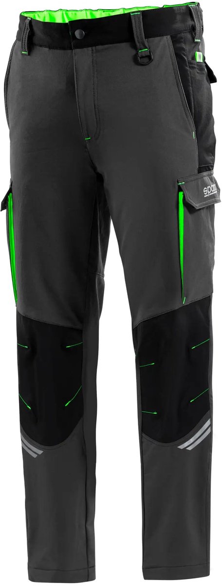 Sparco arbejdsbukser tech oregon - sort - orange - m