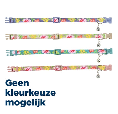 Trixie kattehalsbånd blomstermotiv assorteret