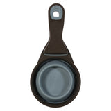 Zolux voerschep 2 in 1 schep afsluitklem silicone grijs