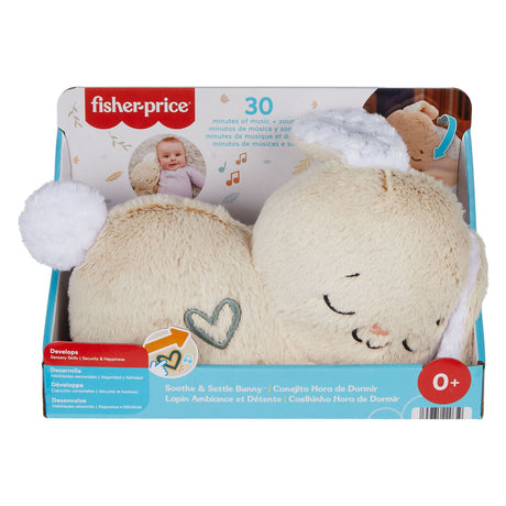 Fisher-price beroligende kanin - krammedyr med musik, lys og bevægelse