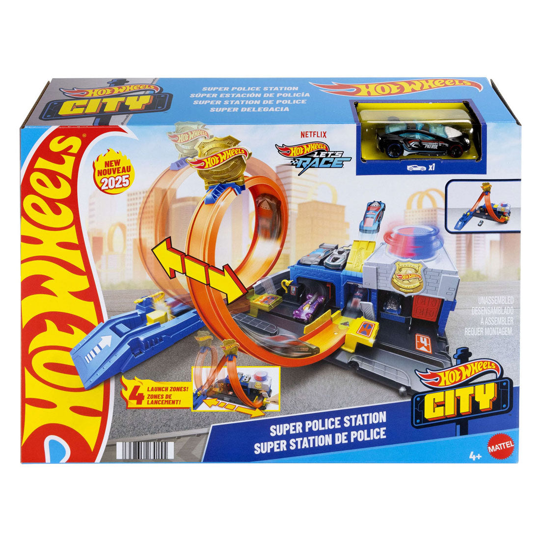 Hot wheels city super politistation - sløjfebane