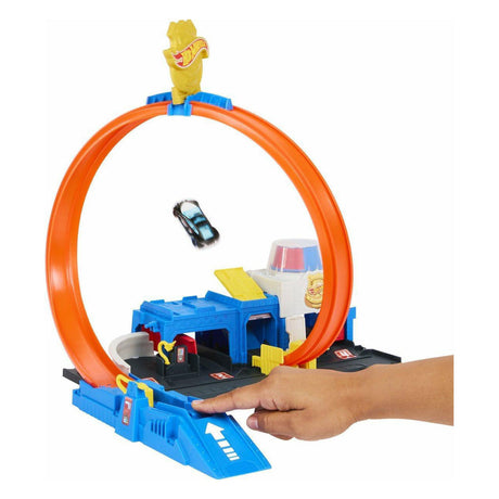 Hot wheels city super politistation - sløjfebane