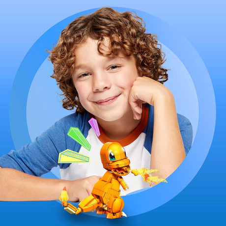Mega Construct Pokemon Byggesæt - Charmander - 180 stk.