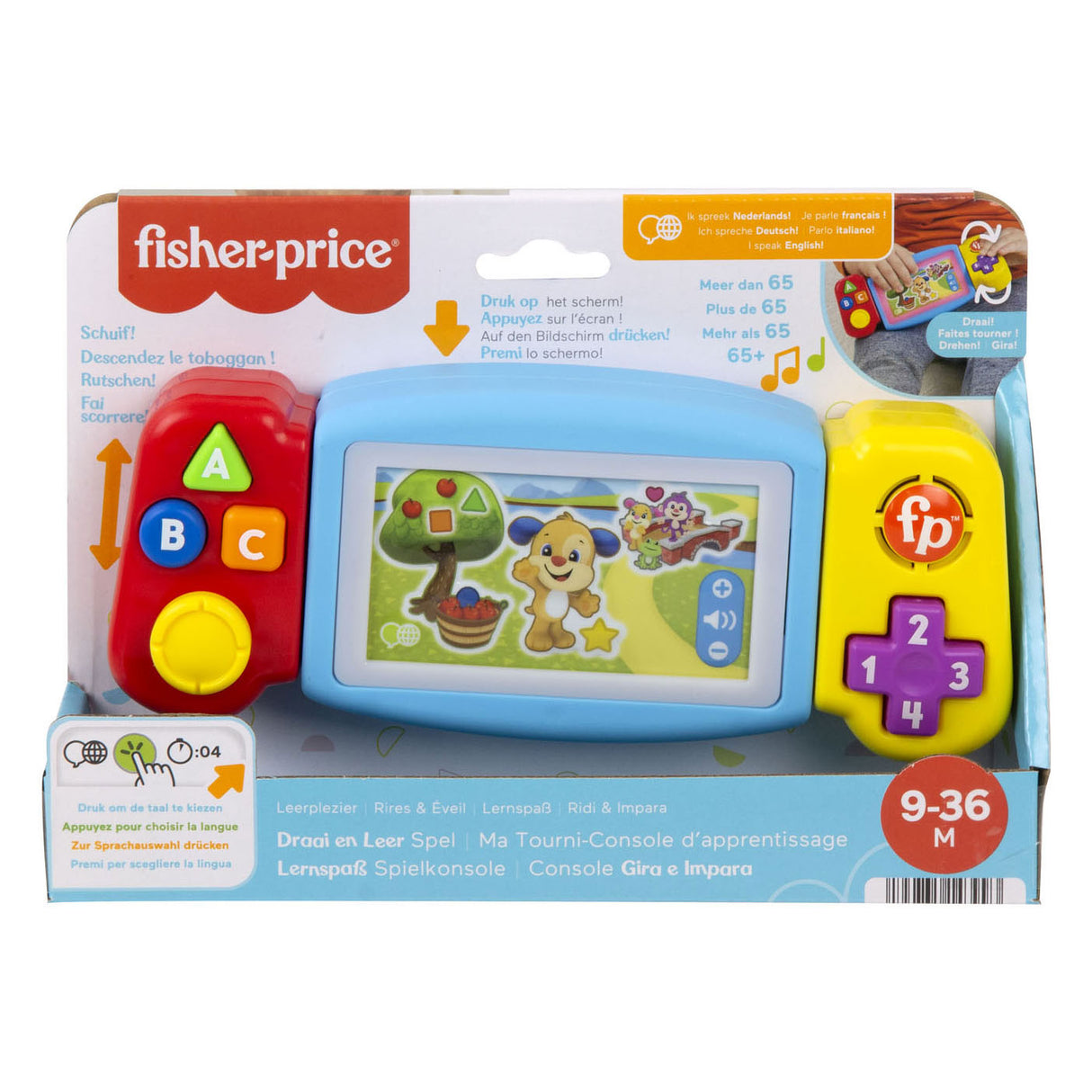 Mattel fisher price spin og lær spil