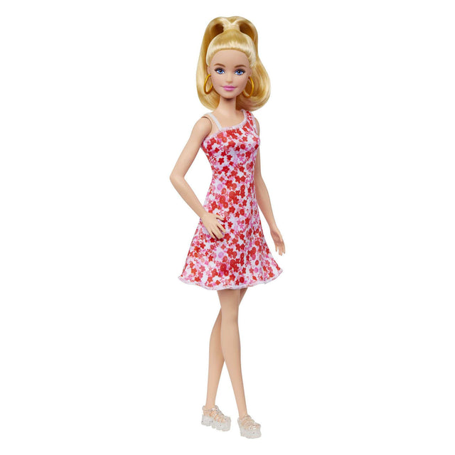 Mattel fashionista pop pink blomsterkjole