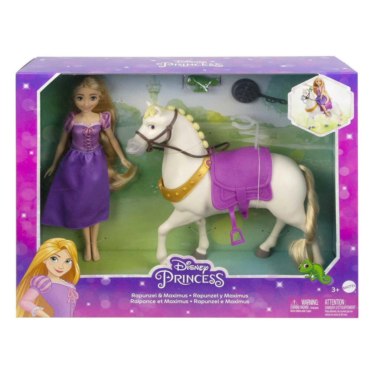 Mattel Disney Princess Doll - Rapunzel og Maximus