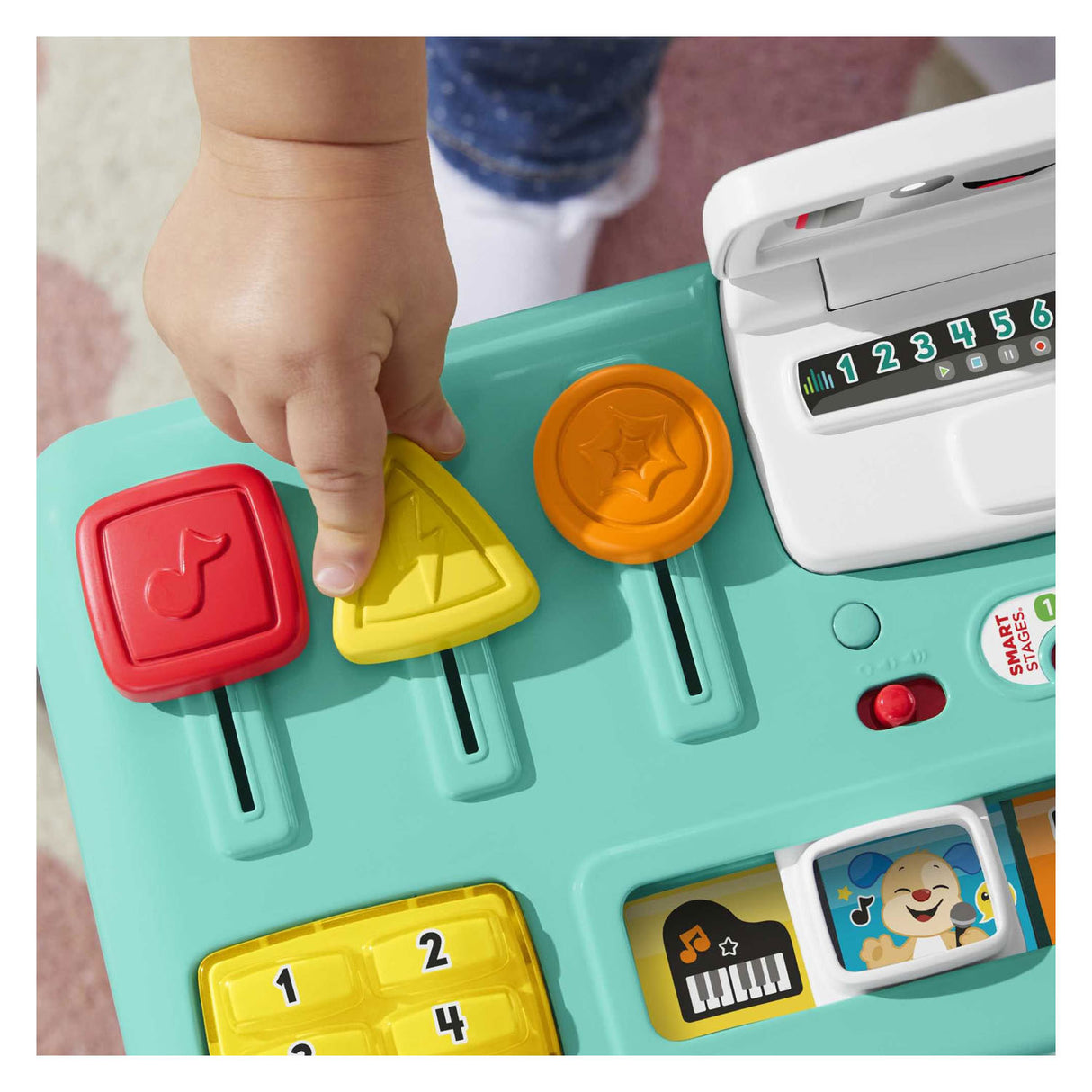 Fisher Price Learning Pleasure Mix og læder DJ -bord