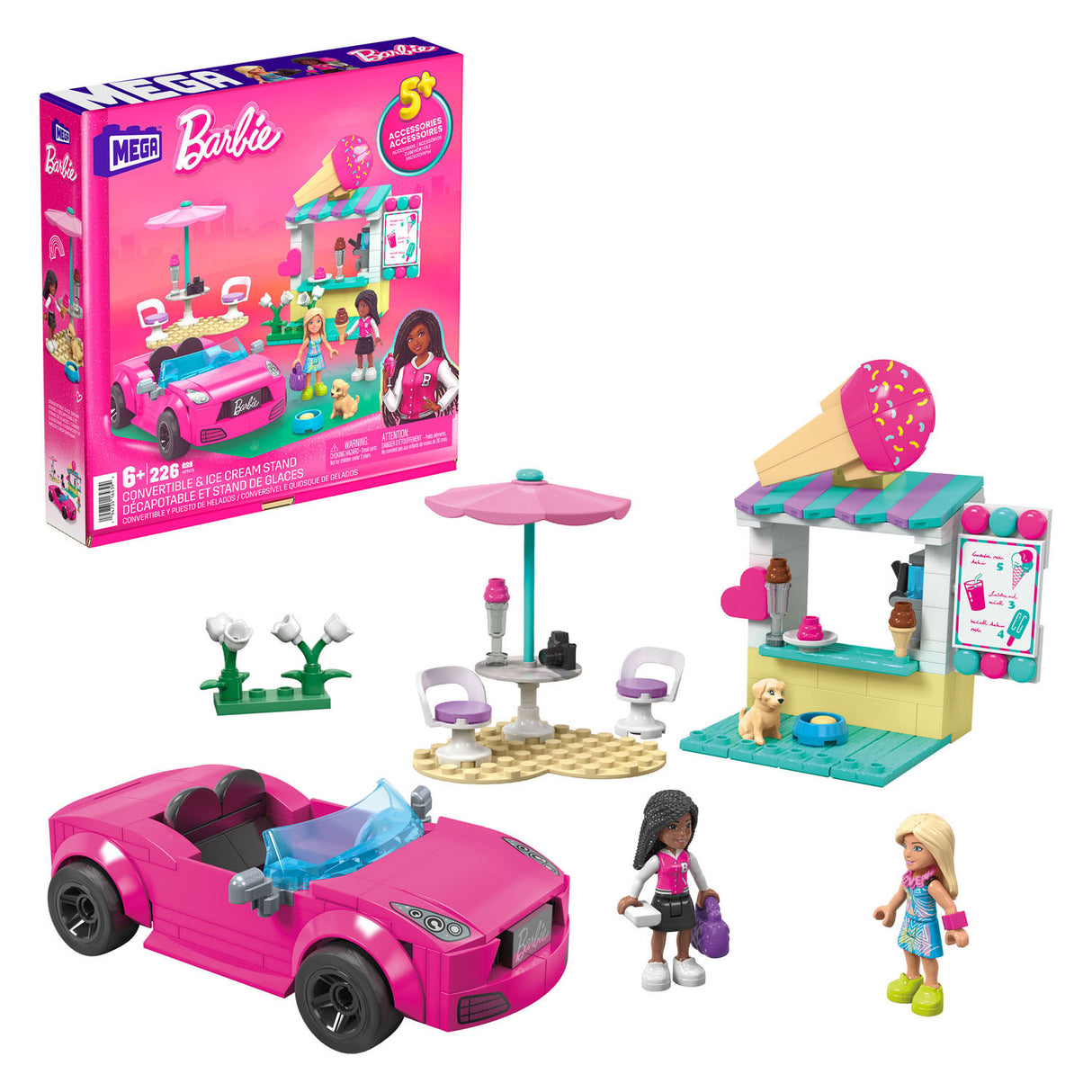 Mattel Mega Ice Cream Construction Set, 226dlg.