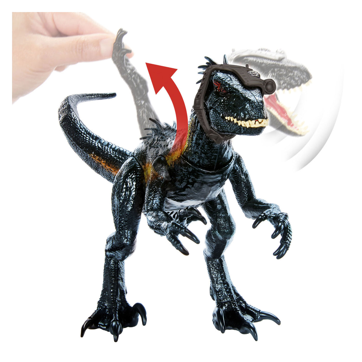 Mattel Jurassic World Track n Attack Indorraptor Dino Play Figur