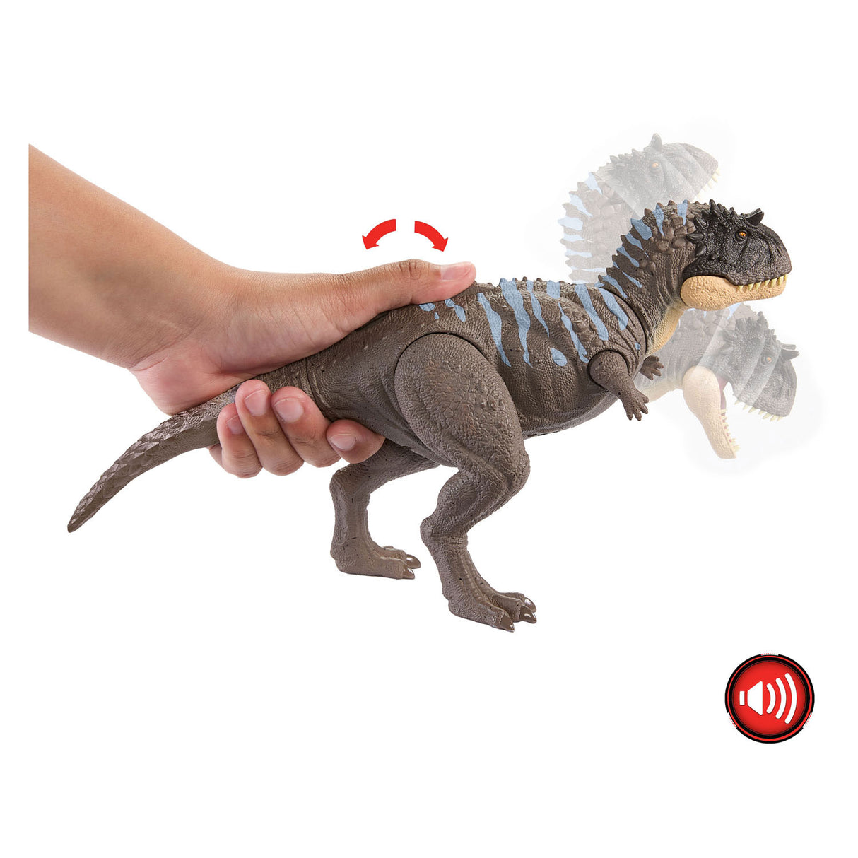 Mattel Jurassic World Wild Roar Ekrixinatosaurus spiller figur