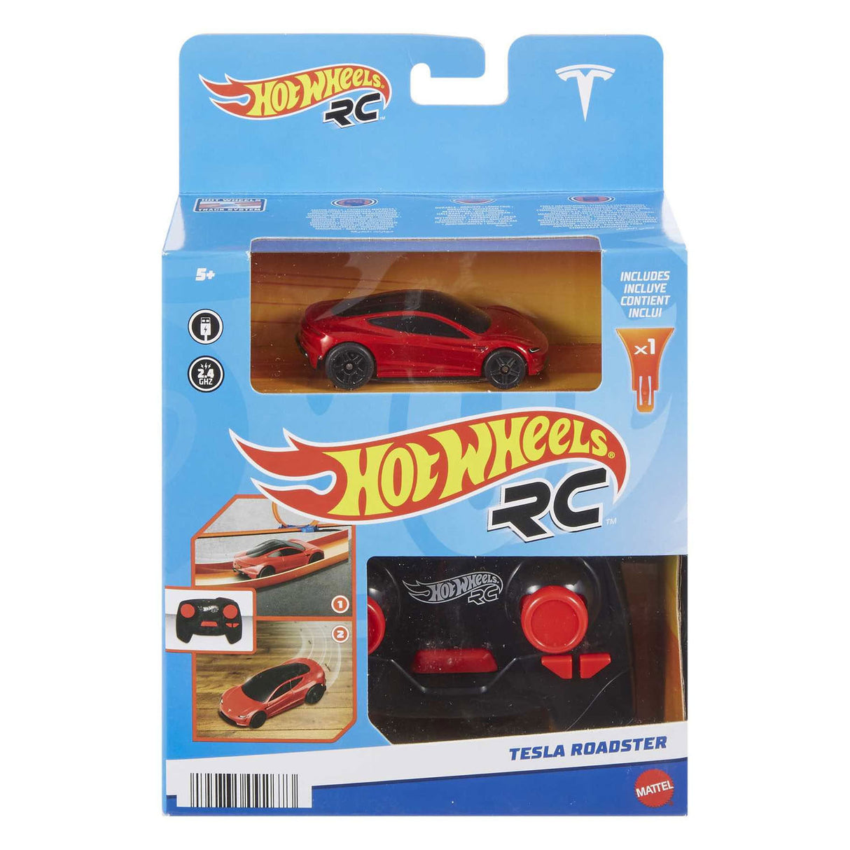 Hot Wheels RC Tesla Roadster styret bil