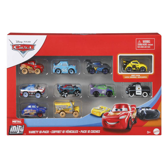 Disney Pixar Mini Racers køretøjer, 10 stk.